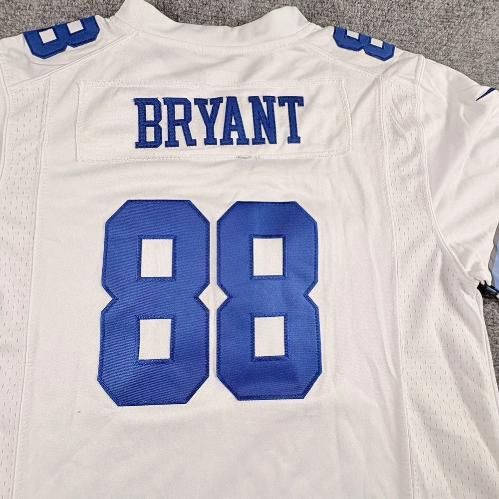 Nike Dallas Cowboys Bryant 88 Jersey Youth L 14/16‎ White NFL Football On Field